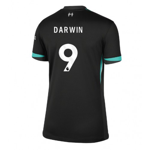 Fotballdrakt Dame Liverpool Darwin Nunez #9 Bortedrakt 2024-25 Kortermet